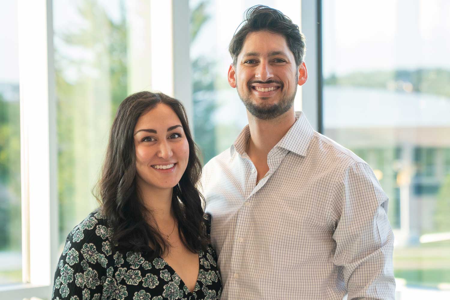 Spencer and Jozlynne Cross, married North Central graduates.