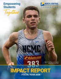 Impact Report cover with an image of a male cross country runner.