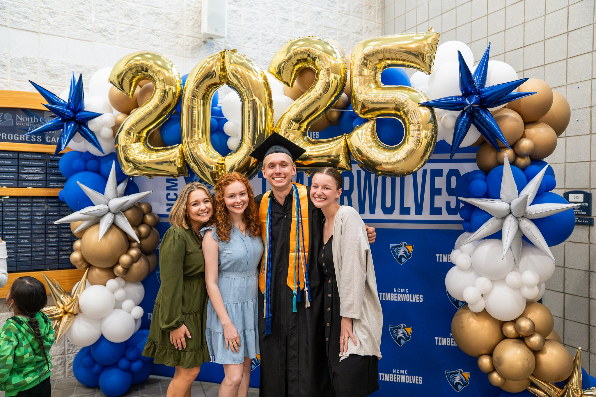 Students at graduation